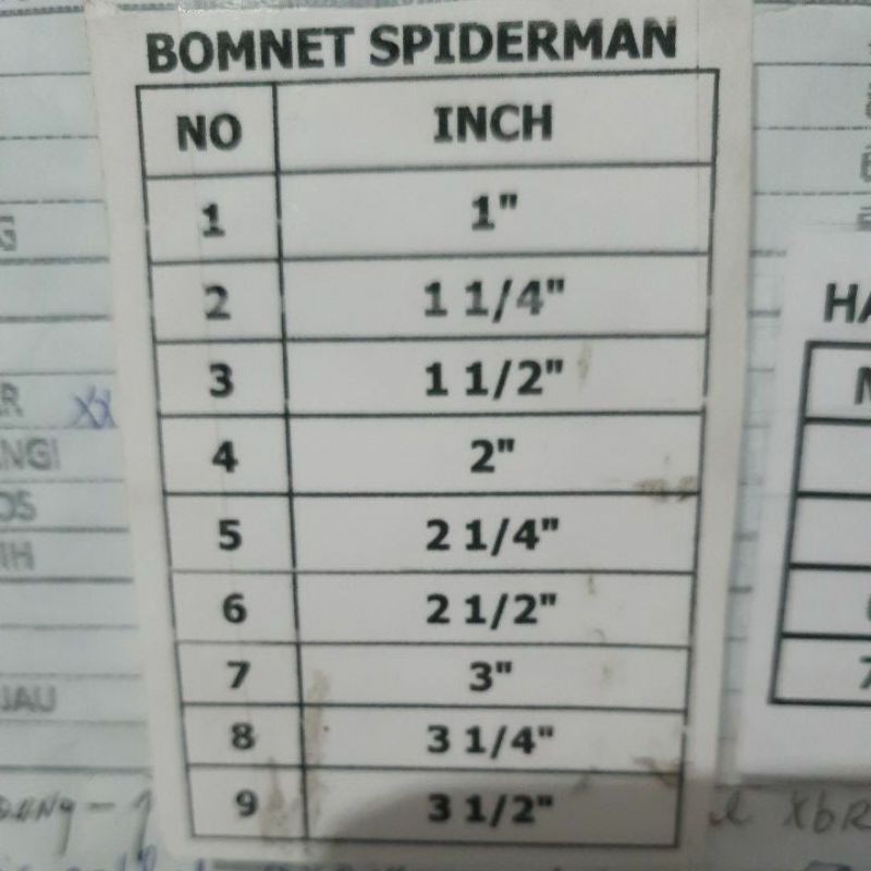 BOM NET SPIDERMAN / PANCING JARING