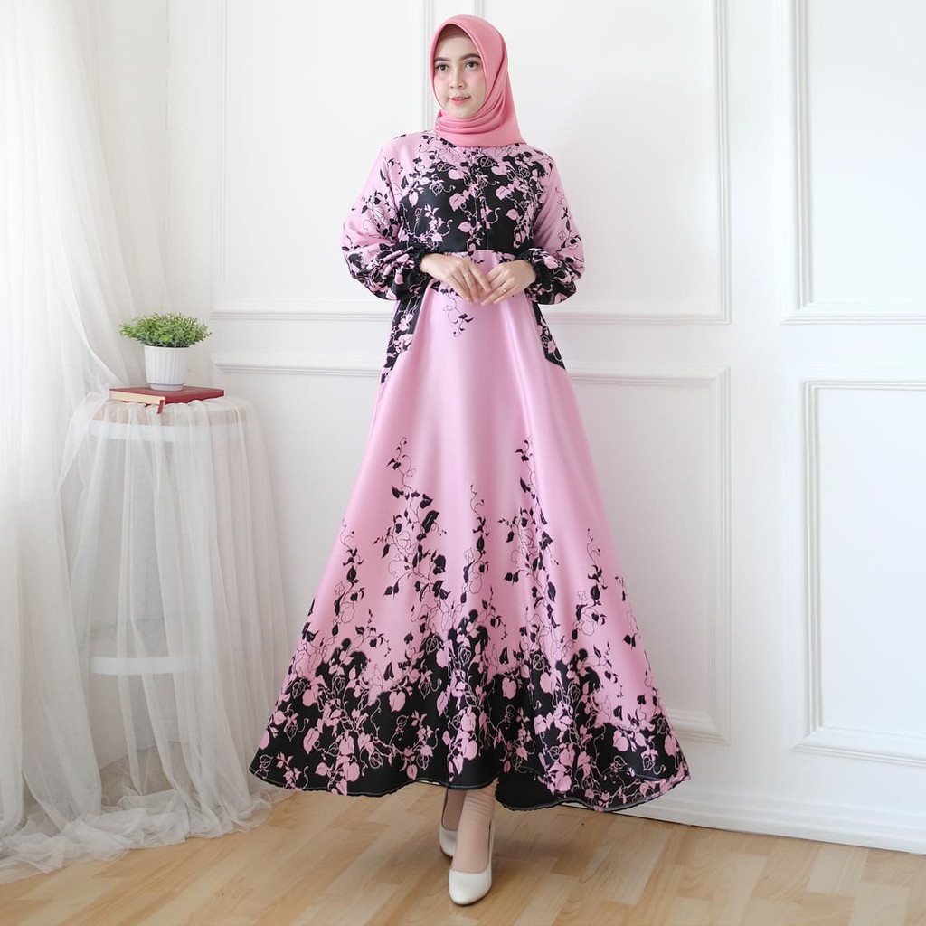 Gamis Maxidress RAZELA syari REAL PIC 100%