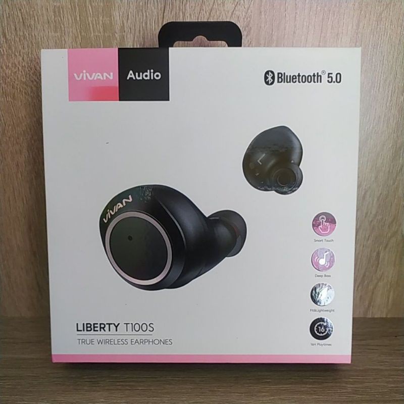 Earphones Bluetooth Vivan Liberty T100s Original Garansi Resmi