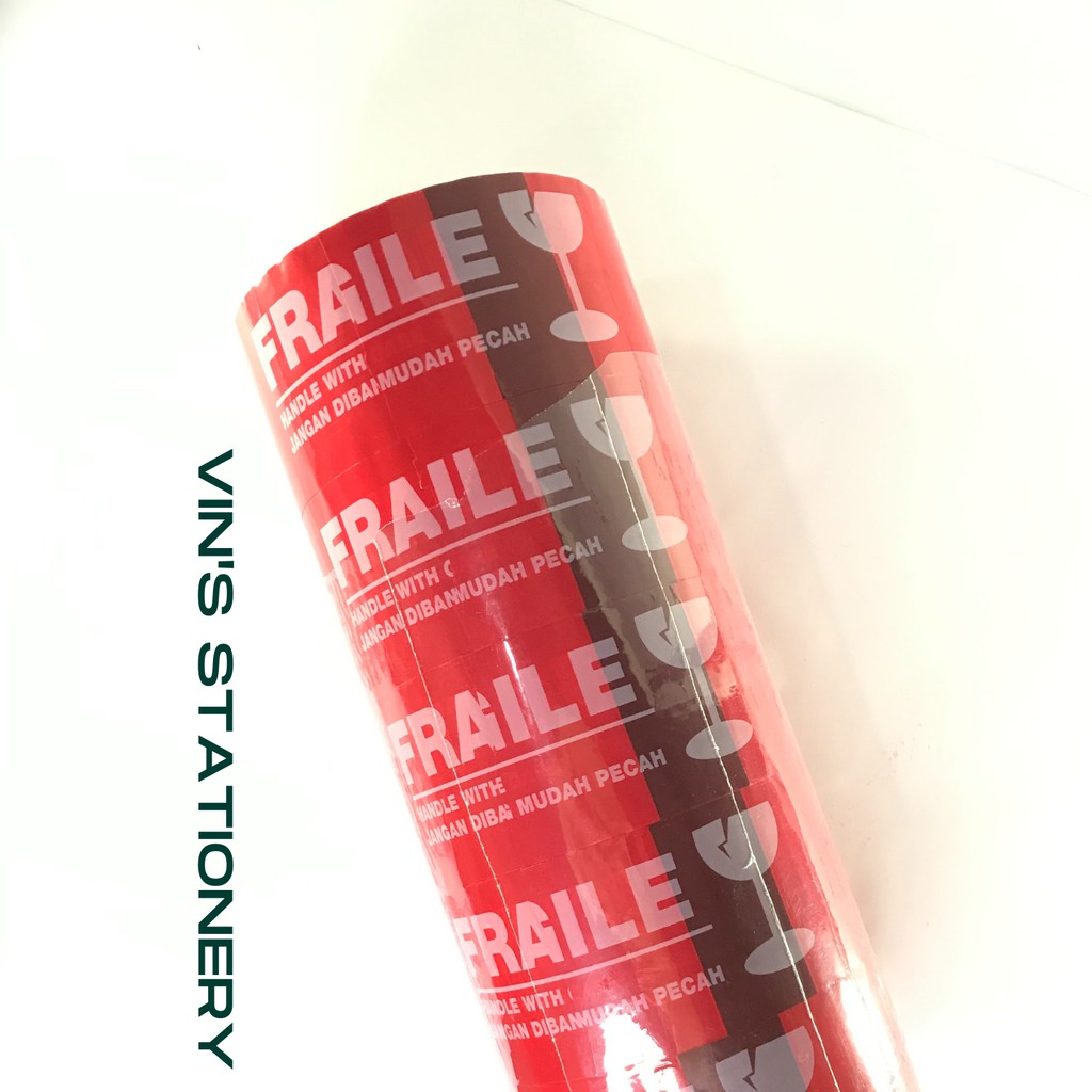 

ORIGINAL ISOLASI FRAGILE / LAKBAN FRAGILE / SOLATIP FRAGILE MERK HOKI TAPE
