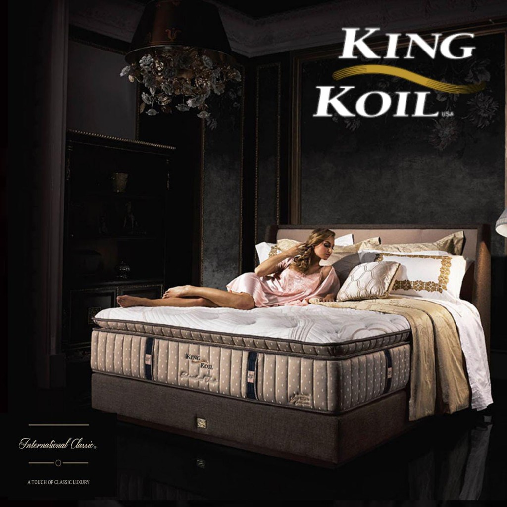 Set Springbed KingKoil International Classic 160 180 200 Promo Murah