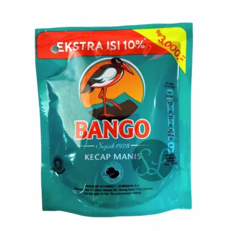 

Kecap bango 60ml x 3 pcs - Sembako Jogja