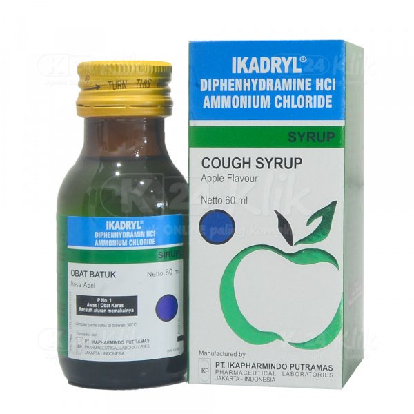 Ikadryl Syrup 100ml / 60ml ORIGINAL-BPOM