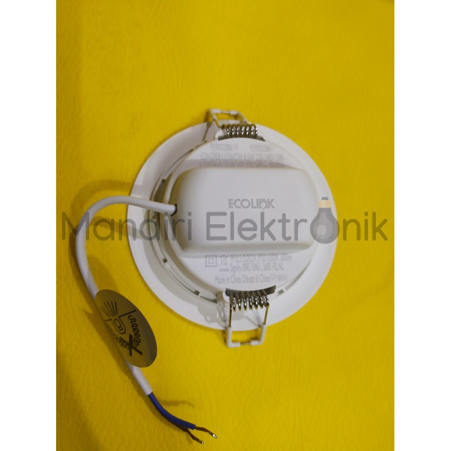Lampu Downlight LED 6,5 Watt Ecolink GARANSI