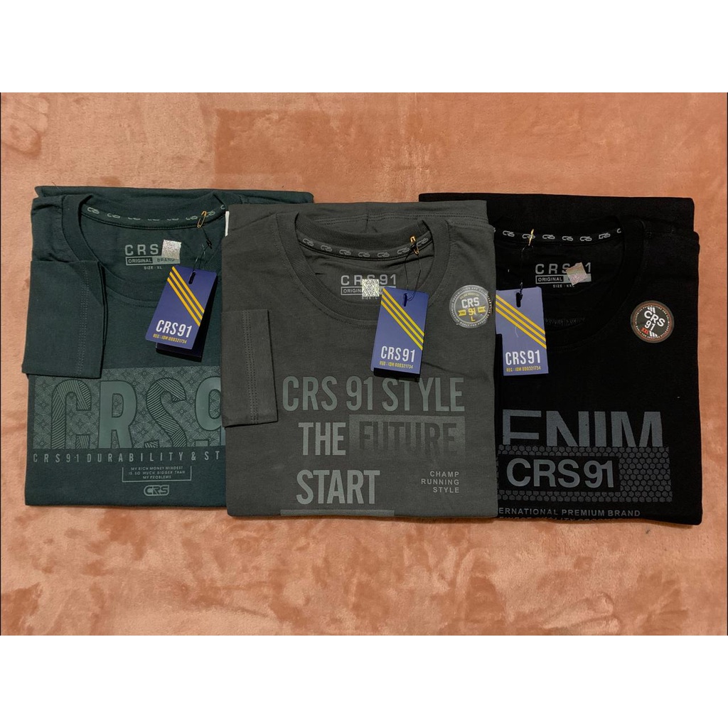 [ New ] Kaos CRS 91 | Kaos CRS Satuan | Kaos Oblong CRS 91 | Distro Bandung | Oblong Pria Dewasa