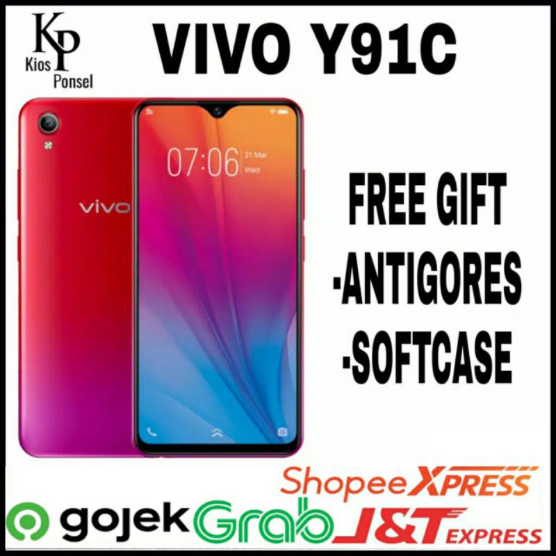 (Ram    2GB/32GB) VIVO Y91C Garansi Resmi Vivo 1 Tahun