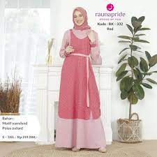 GAMIS RAUNA KATUN 332 MERAH