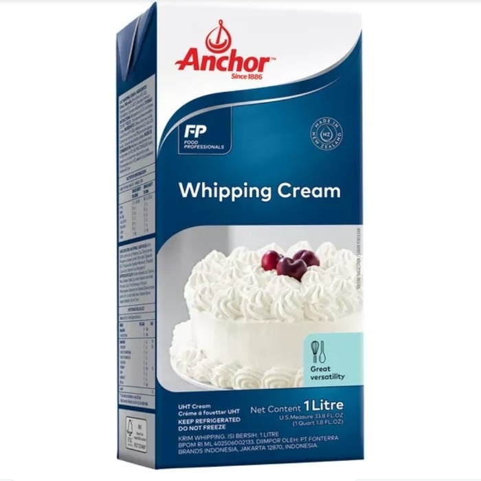 

Anchor Whipping Cream 1 ltr