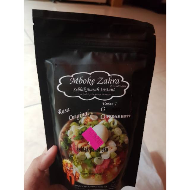 

Seblak basah instan pedas hot