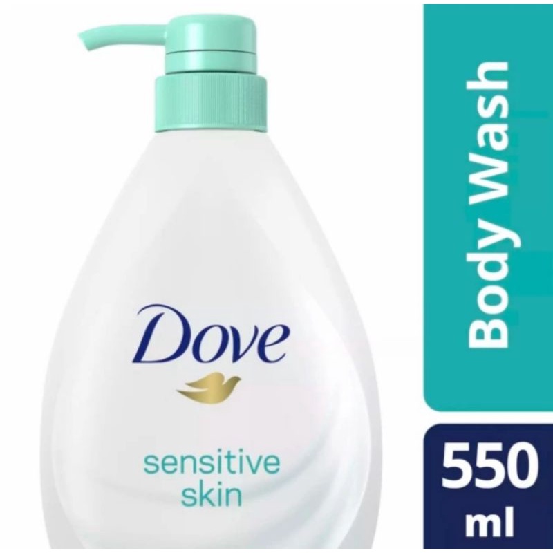 DOVE SENSITIVE BODY WASH / DOVE SENSITIVE SKIN 550 ml - 100% PRODUK ORIGINAL