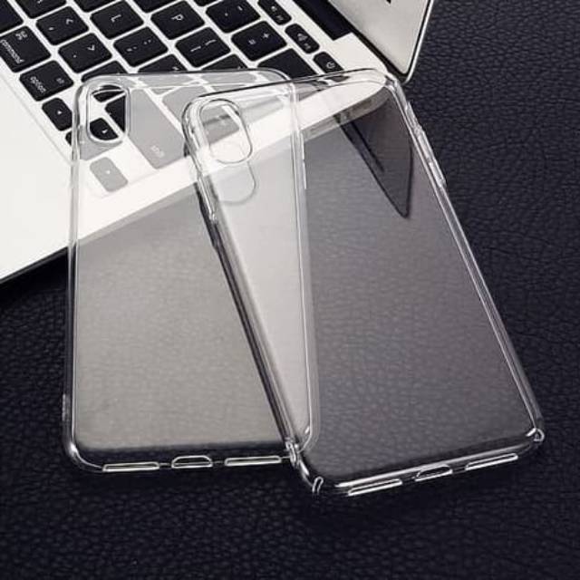 Silicone Iphone X XS 5.8 inch Soft clear case casing cover bening transparan