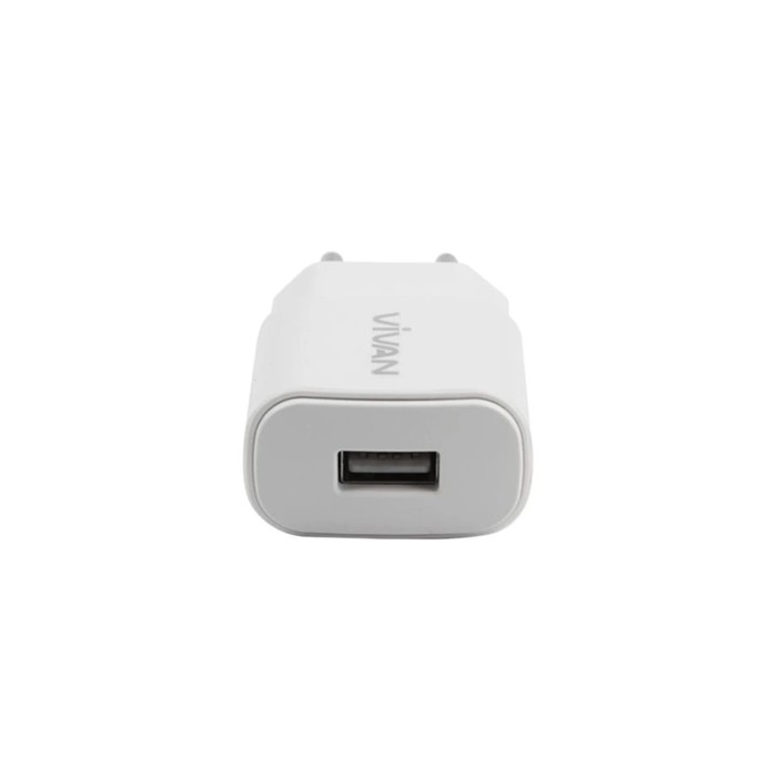 Vivan Charger Adaptor Batok Kepala Cas Fast Charging Power Oval White