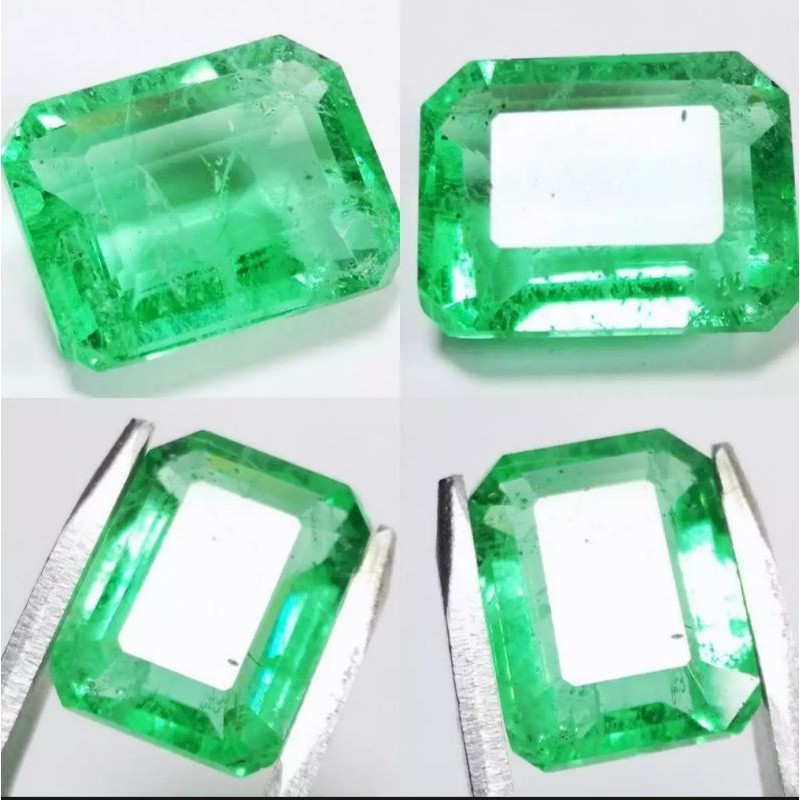 New PERMATA TERLARIS CHATAM ASLI ZAMRUD COLOMBIA OCTAGON