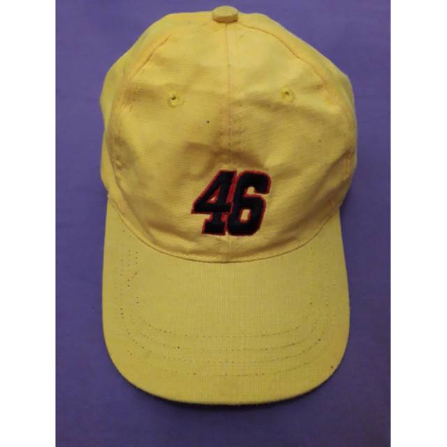 Topi Baseball Kuning Valentino Rossi Preloved