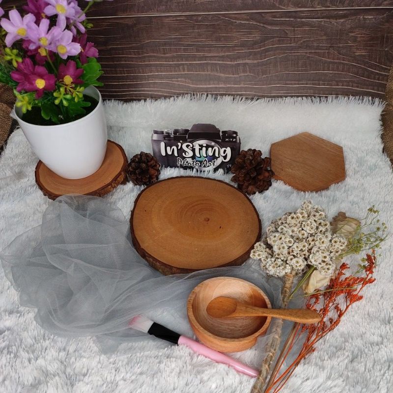 Properti Foto Produk Beauty Set Skin Care Baju Photo Shoot Aesthetic Paket Mini Studio Dekorasi Seni