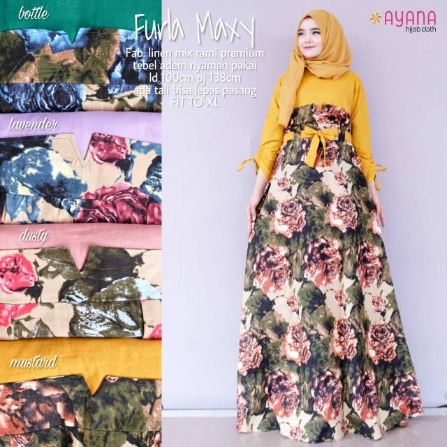 GAMIS MAXY FURLA ORI BY AYANA PREMIUM HQ