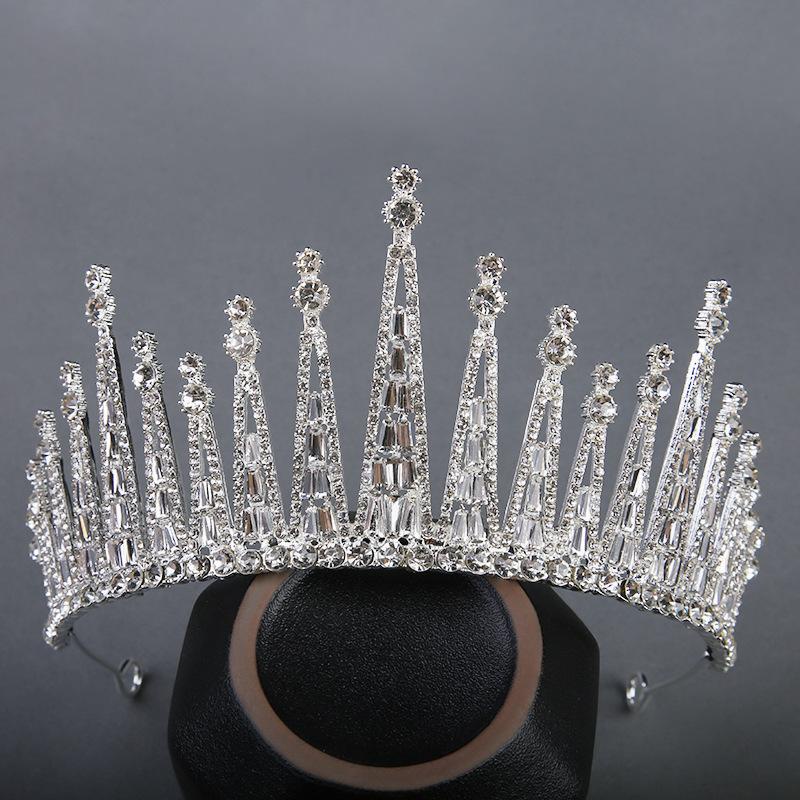 Khalifa Crown - Tiara Mahkota Pengantin Gold &amp; Silver - Wedding Bridal Korea