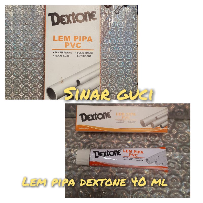 

Lem Pipa Dextone 40 Gram