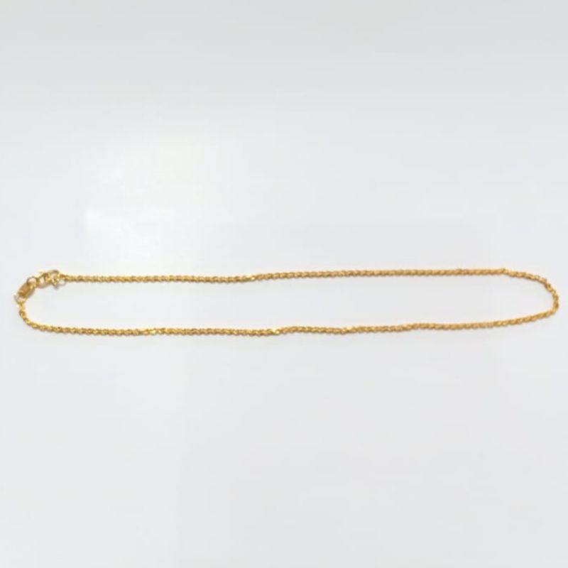 Kalung Anak Emas Muda Rantai Polos 2 gram