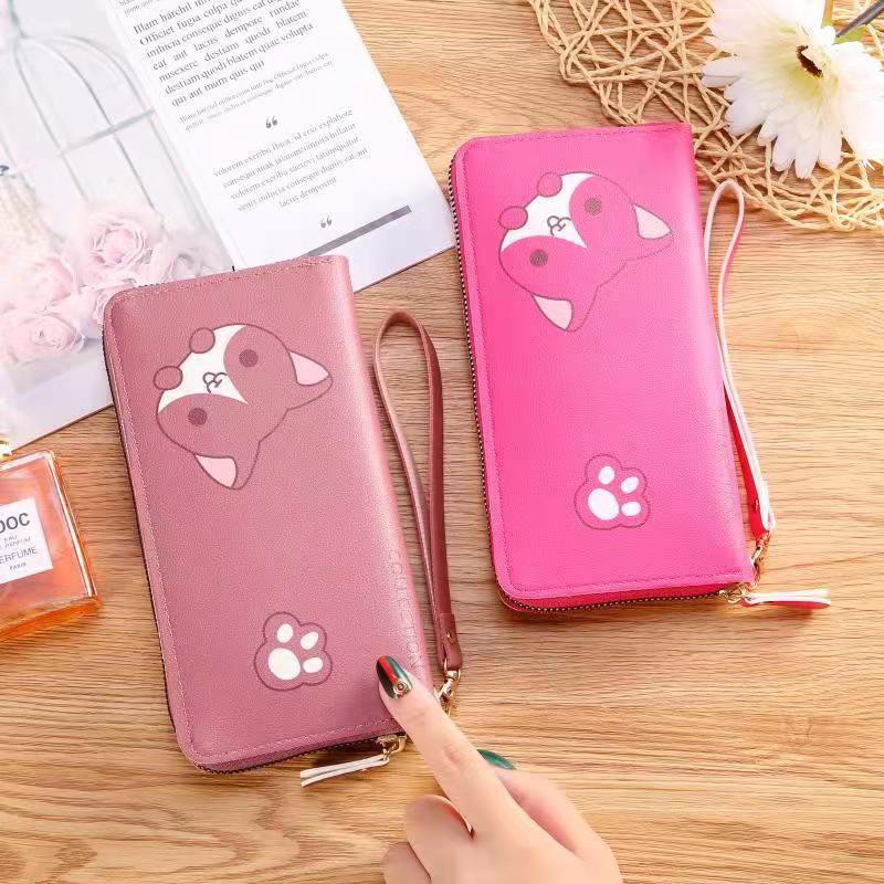 *ALIBAB1688*COD Dompet Panjang Wanita Dompet Wanita Panjang dengan Tali Pendek Import Alibaba1688