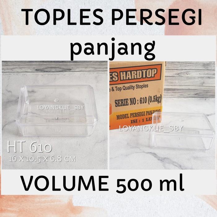 TOPLES HARDTOP 610 TOPLES PERSEGI PANJANG 500 GRAM