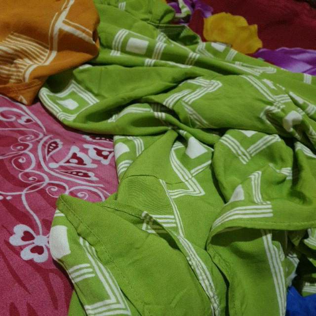 Gamis Twill Batik Terbaru Abstrak Malam