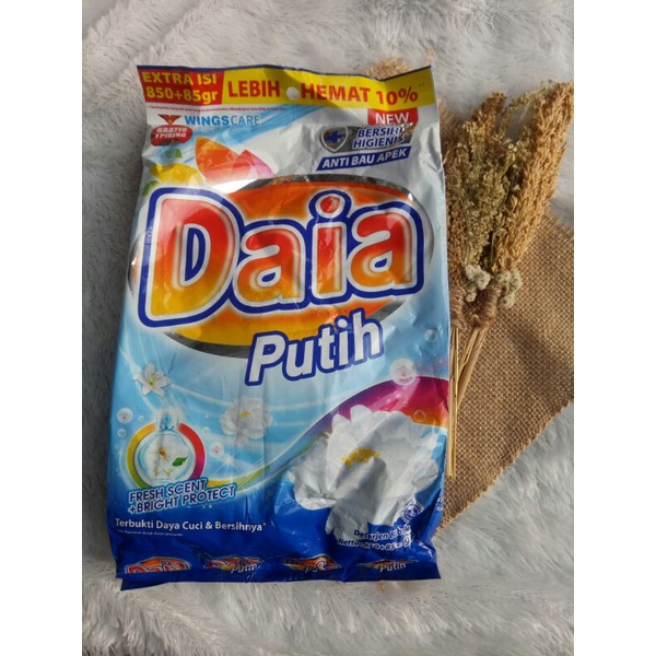 Detergent Bubuk DAIA PUTIH 850gr + 85gr
