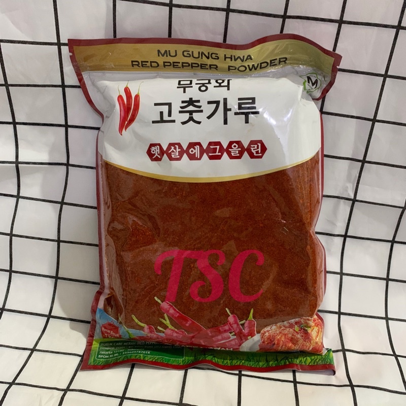 

Gochugaru Mugunghwa Red Chilli Pepper Powder/Halus/Kasar/Bubuk Cabe Merah Bubuk Korea/Import