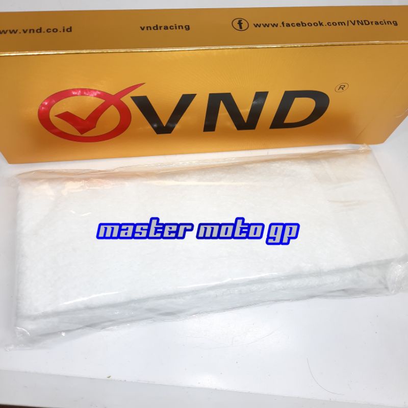 Glasswool kenalpot VND PREMIUM ORIGINAL Glasswool Peredam Knalpot Putih VND Original Premium Import Anti Bakar Gasbul Knalpot Gaswool Gaswoll Knalpot Motor VND