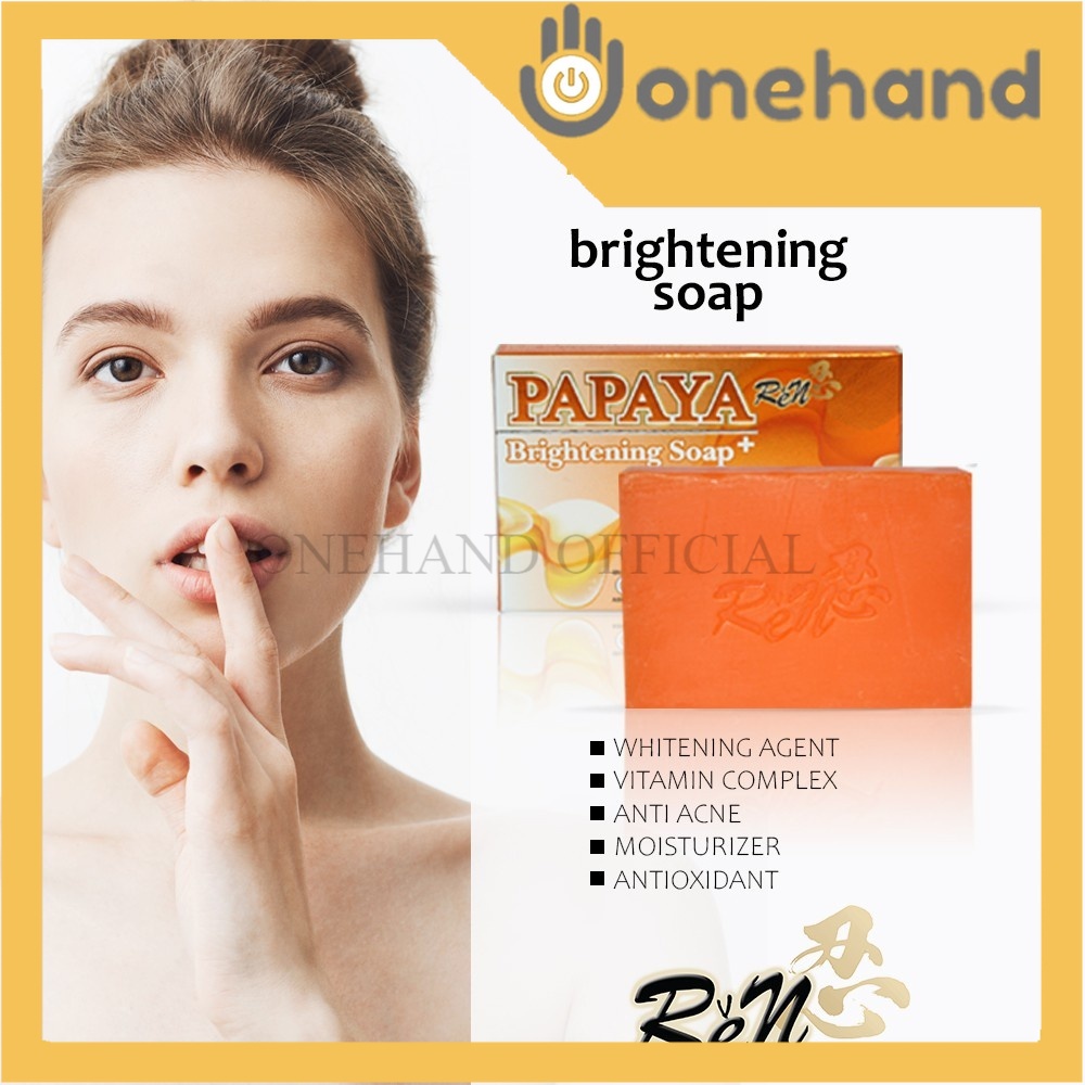 REN Papaya Brightening Soap Sabun Pencerah Pemutih Wajah