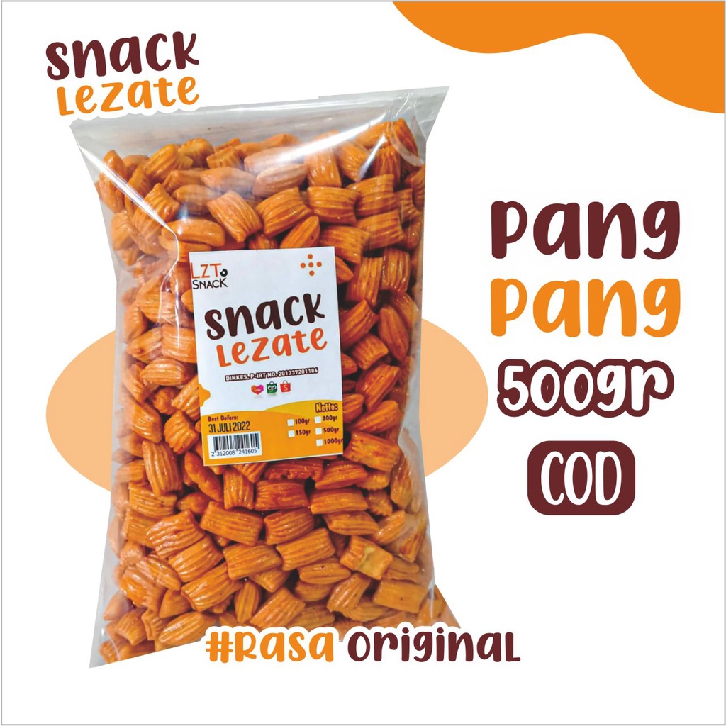 

Pangpang Pedas Manis 500gr Murah Enak Renyah / Pang Pang Kiloan/ Pangpang Manis Kiloan