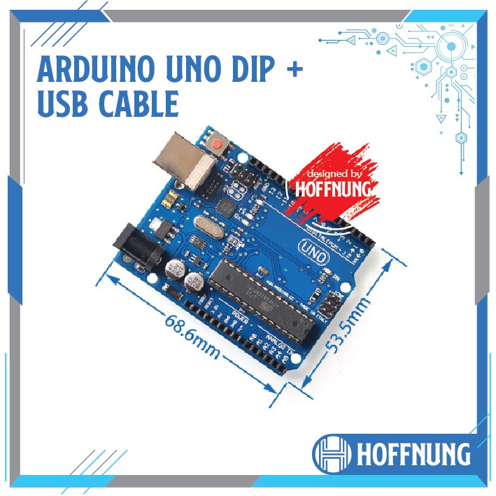 Arduino Uno R3 DIP ATmega328 + Kabel USB