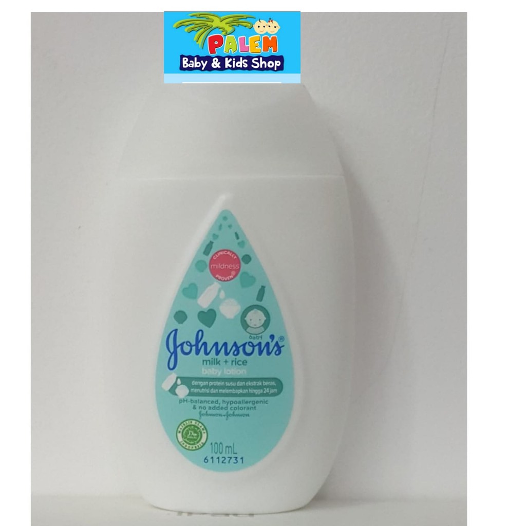 JOHNSON'S BABY LOTION MILK&amp;RICE 100ml dan 200ml