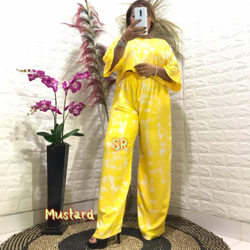 Setelan Bali / Setelan Tye Dye Crop