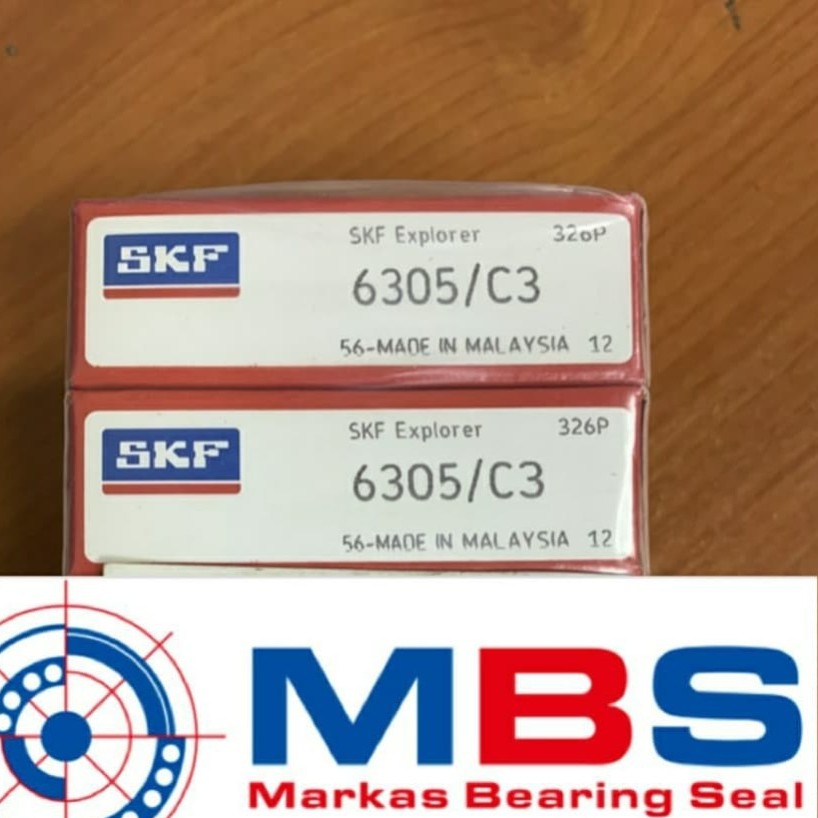 BEARING TYPE 6305 C3 MERK SKF ASLI 6305C3