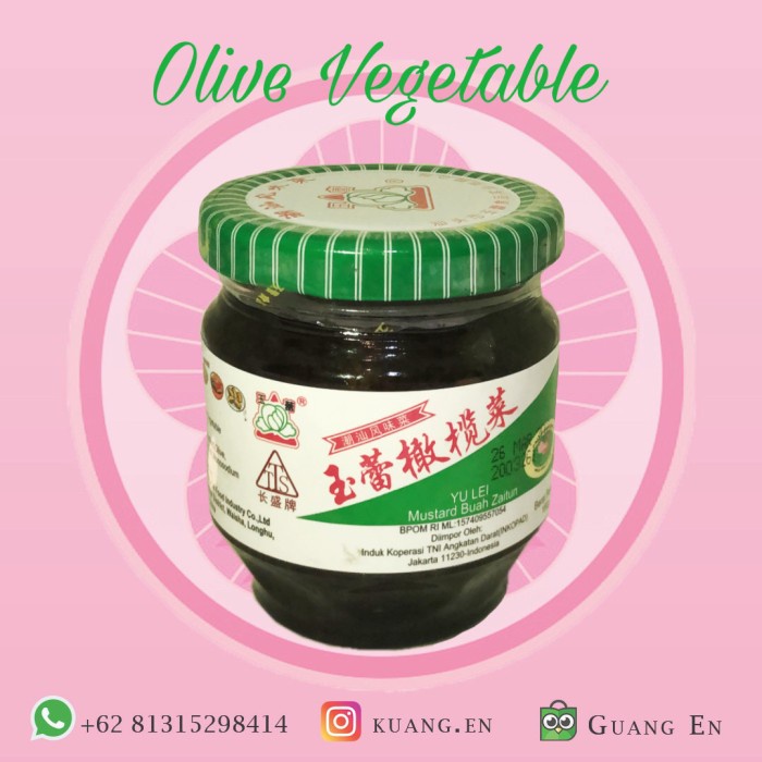 

Gg1Hh Yu Lei Tts Mustard Buah Zaitun Olive Vegetable Kana Cai s1Gkk