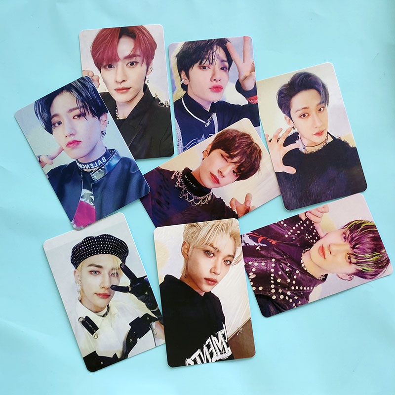 8pcs Kartu Lomo Foto Album Stray Kids