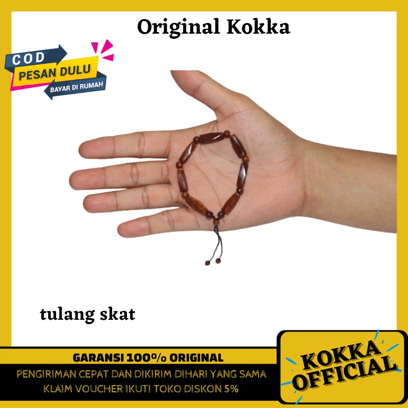 Gelang Kaokah Motif Tulang Skat Original By Kokka Official