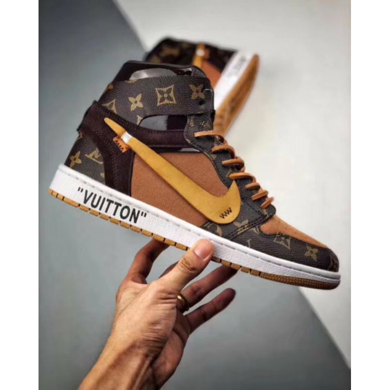 nike air jordan 1 x off white x louis vuitton