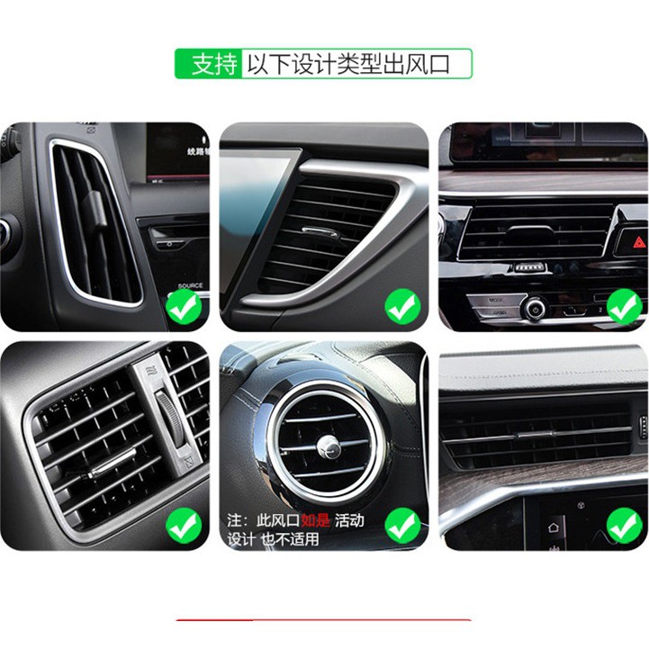 Car Holder Jepit Wings Grip AC AUTO LOCK Model Premium