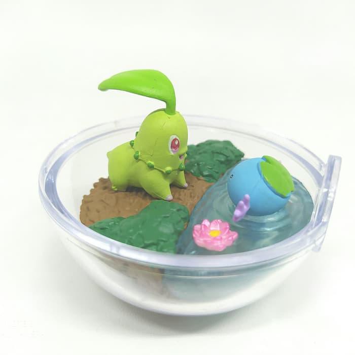 Action Figure Pokemon Terrarium Edition : Chikorita Mainan pokemon