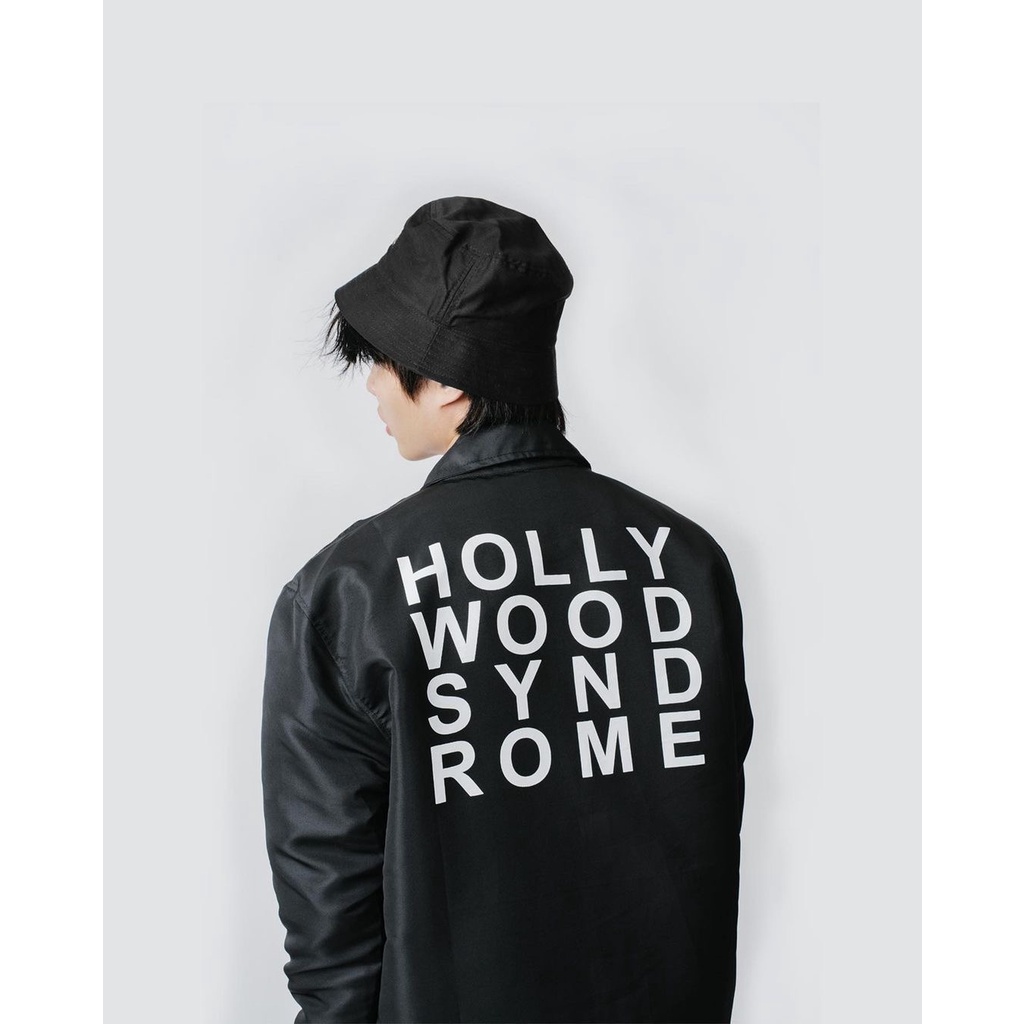 Roughneck CJ146 Black Hollywood Syndrome Coach Jacket/ Jaket terlaris dan full handtag