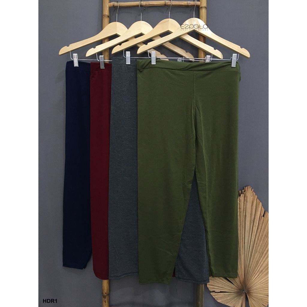 Ezpata Legging Handrok Muslim Tanpa Renda Polos Warna-warni