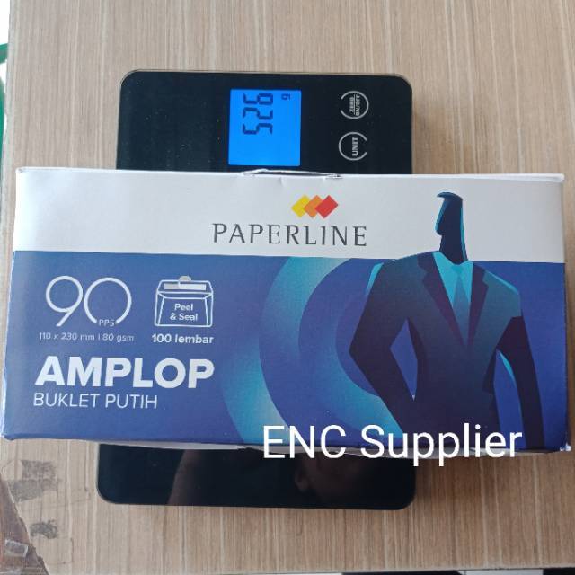 

HJK PAPERLINE 100 lembar amplop 90 paperline putih 90s polos ppl env pps 110 x 230 mm 80 gram
