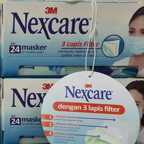 Masker Nextcare 3M Dengan 3 Lapis Filter 1 dus