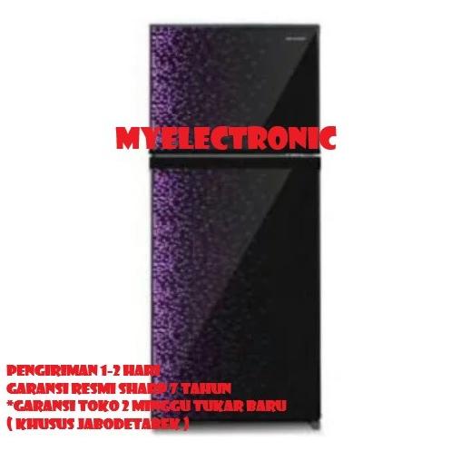 KULKAS SHARP 2 PINTU SJ-316 MG-GB 256 LITER 100 WATT BIG FREEZER DGDF5465SE