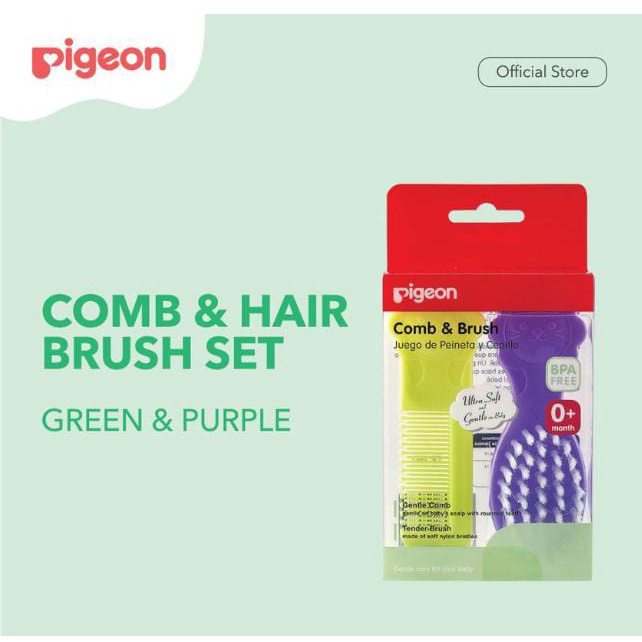 Pigeon Comb &amp; Hair Brush Set