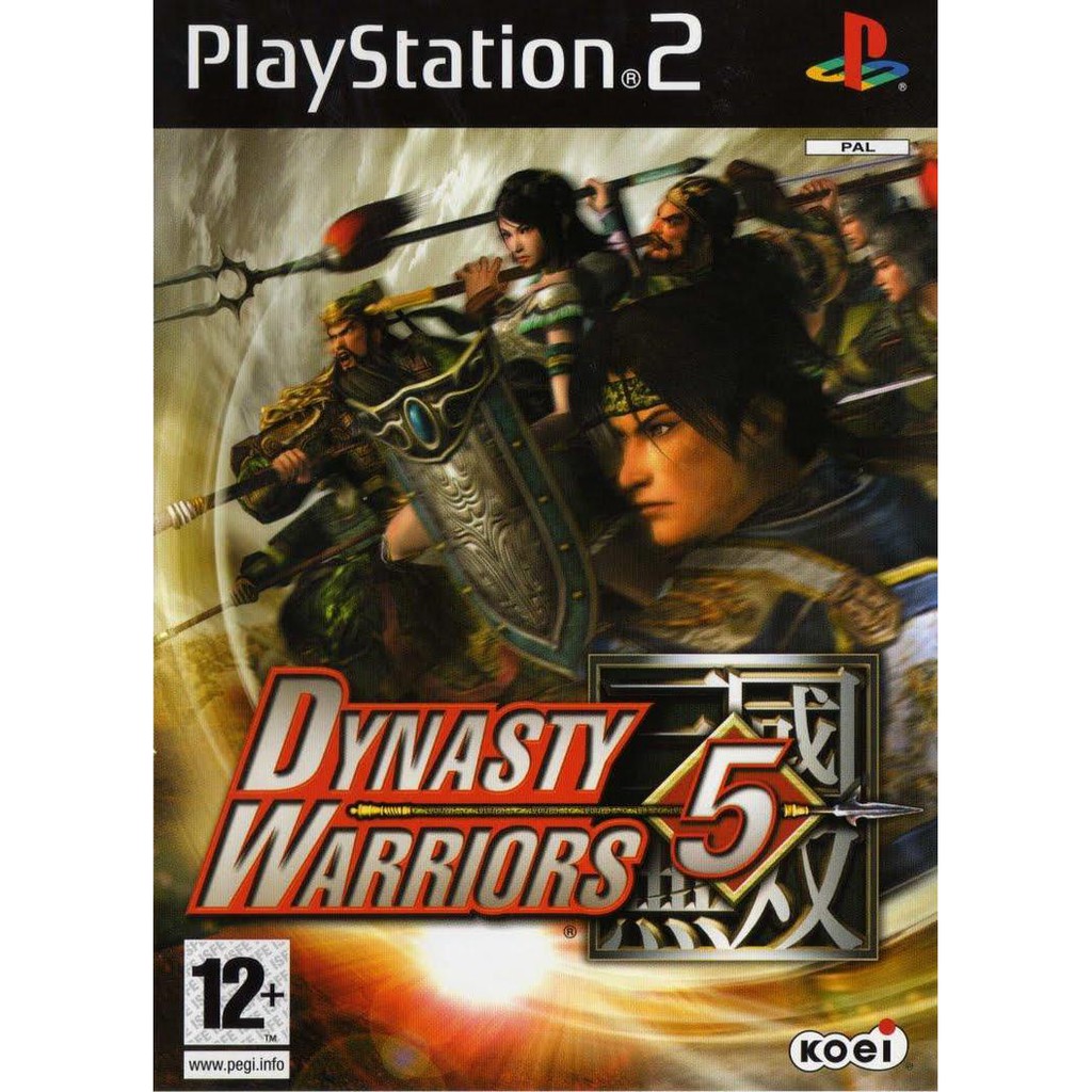 DVD Game PS2 Dynasty Warriors 5 DVD Burning Baru + Cangkang DVD
