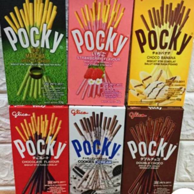 Glico Pocky stick biscuit 36-47gr