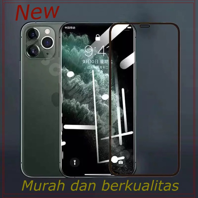 Tempered glass iPhone 11 pro max pelindung layar iPhone 11 iPhone 11 pro iPhone 11 pro max
